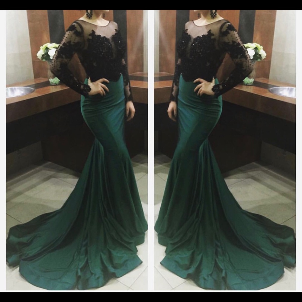 Hand made long gala dress
